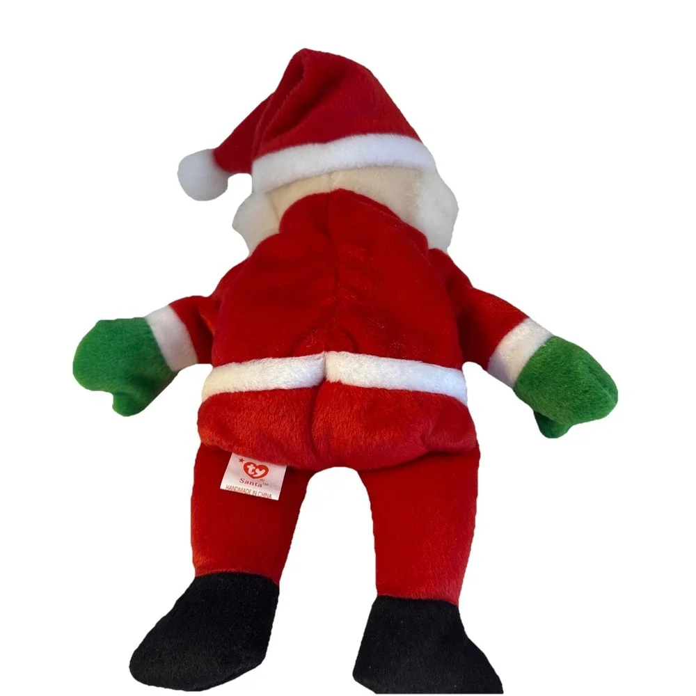 RARE Ty Beanie Baby SANTA‎ 1998 Plush Toy New With Tag Errors MINT Condition